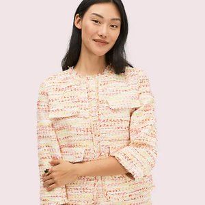 New with tags Kate spade multi tweed jacket
